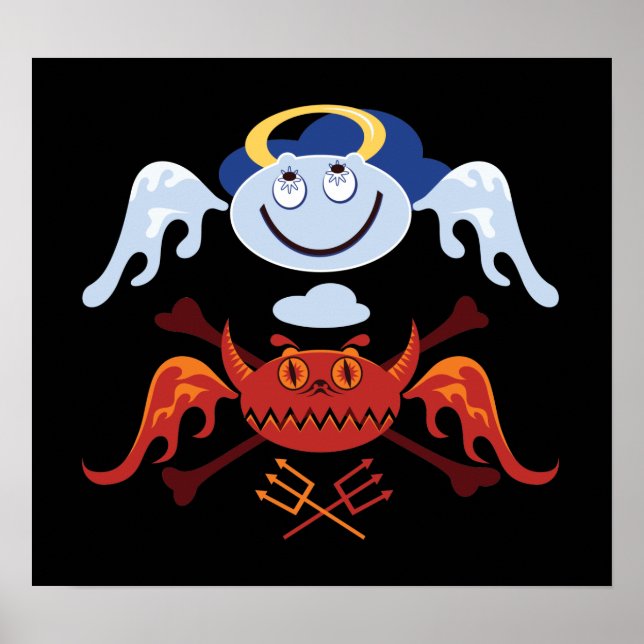 Póster ángel malvado (Frente)