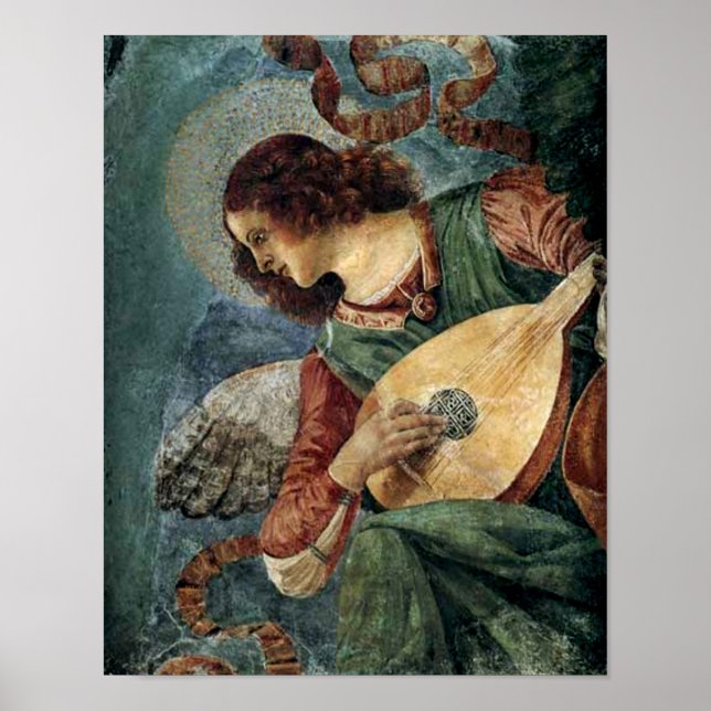 Póster Angel Musician (Frente)