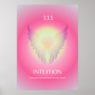 Póster Ángel Número Aura Poster 111 Intuición