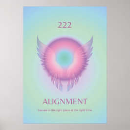 Póster Ángel Número Aura Poster 222 Alineación