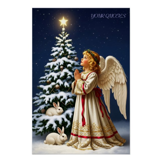 Póster Angel of Christmas Night – Classical Holiday  (Anverso)