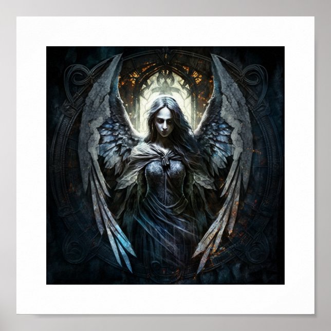 Póster Ángel oscuro (Frente)