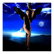 Ángel oscuro, diosa divina, mujer chamán, shakti
