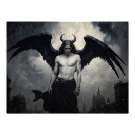 Póster Ángel Oscuro Lucifer