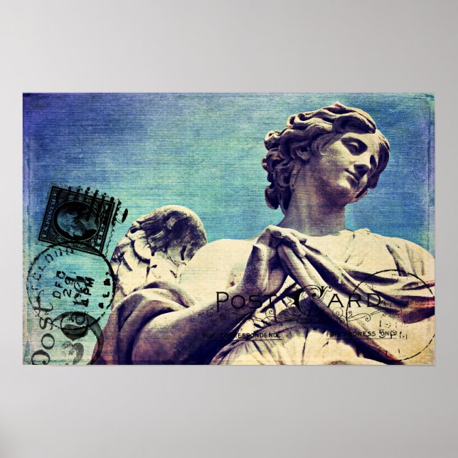 Póster Ángel Postmarks (Frente)