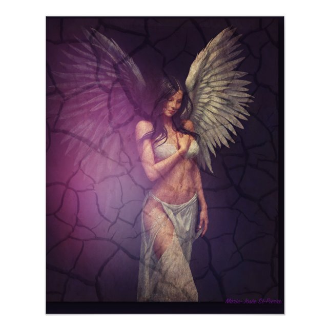 Póster Ángel roto (Anverso)
