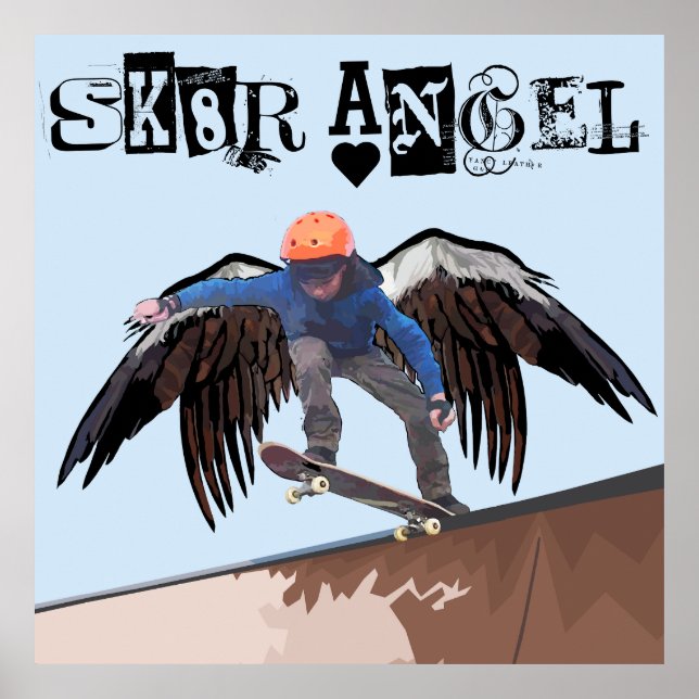 PÓSTER ÁNGEL SK8R 2 (Frente)
