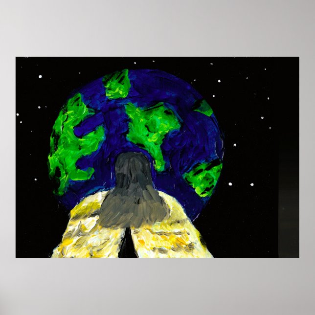 Póster Angel watching over me  (Semi-Gloss) print (Frente)