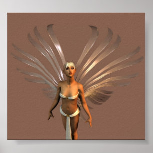 Póster Angel~white