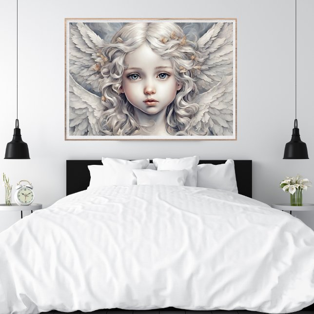 Póster Angel White Modern Art Poster (Angel White Modern Art Poster)