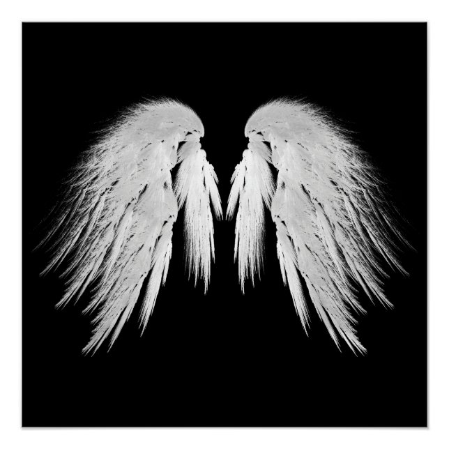 Póster ANGEL WINGS Black (Anverso)