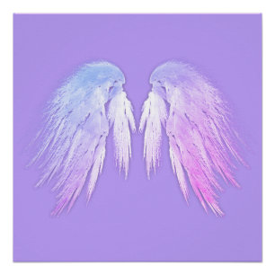 Póster ANGEL WINGS Fairy Purple
