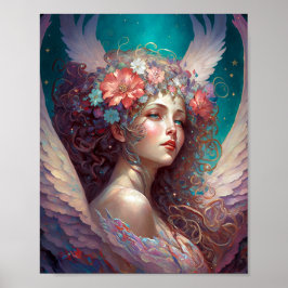 Póster Angel Wings Fantasy Art