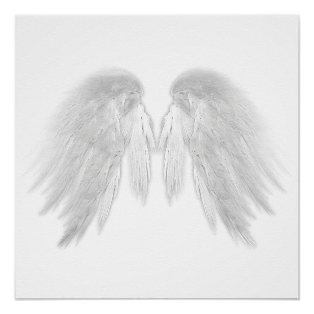 Póster ANGEL WINGS White (Anverso)