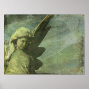 Póster Ángel y texturas