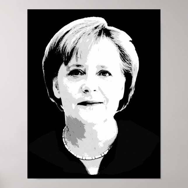 Póster Angela Merkel (Frente)
