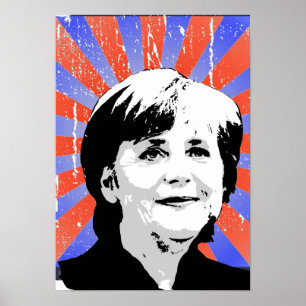 Póster Angela Merkel