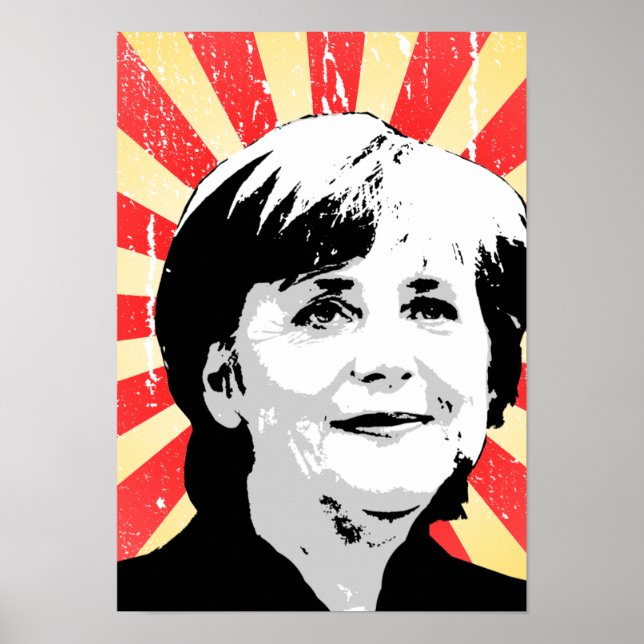 Póster Angela Merkel (Frente)