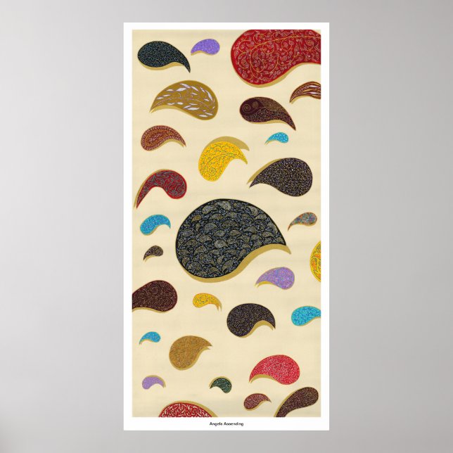 Póster Ángeles ascendente - Imprimir (Frente)