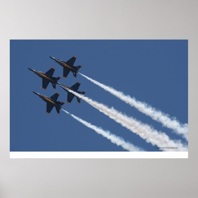 Póster Ángeles azules de la marina de guerra de Estados U (Frente)