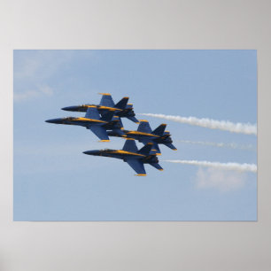 Póster Ángeles azules FA-18