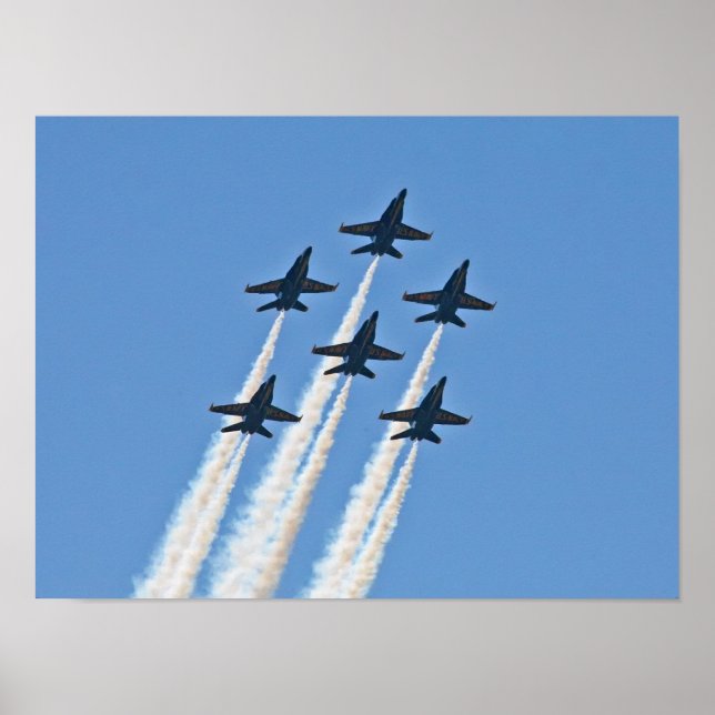 Póster Ángeles azules Seis Poster de Formación de Buques (Frente)