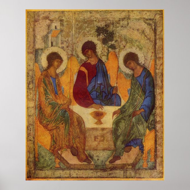 Póster Ángeles de Trinidad en Mamre (Frente)