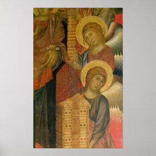 Póster Ángeles del Altarpiece de Santa Trinita