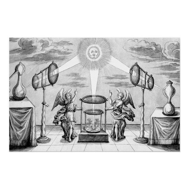 Póster Ángeles divinos de la alquimia (Anverso)