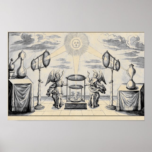 Póster Ángeles Divinos de la Alquimia (Frente)