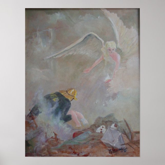 Póster Ángeles En El Trabajo (Frente)