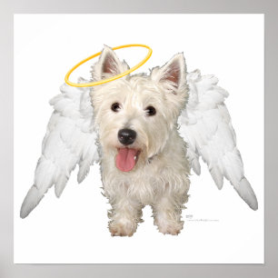 Póster Ángeles Guardianes Westie