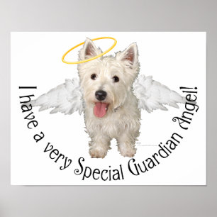 Póster Ángeles Guardianes Westie