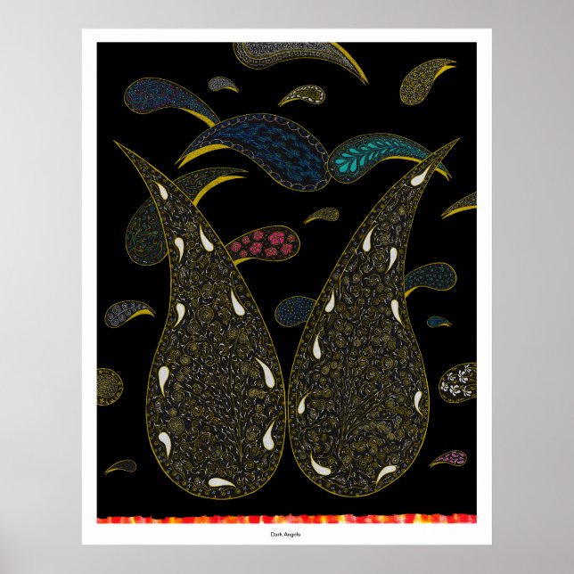 Póster Ángeles oscuros - Imprimir (Frente)