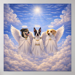 Póster "Ángeles Perrunos"
