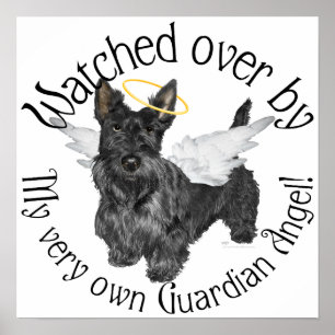 Póster Ángeles Scottish Terrier