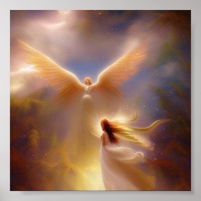 Póster Ángeles voladores (Frente)