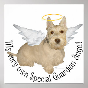 Póster Ángeles Wheaten Scottish Terrier