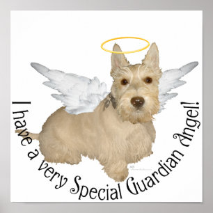 Póster Ángeles Wheaten Scottish Terrier