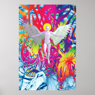 Póster Angelic Robot