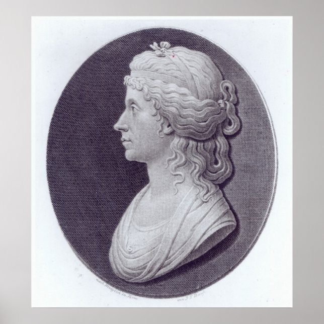 Póster Angelica Kauffman, engraved by J.F Bause (Frente)