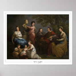 Póster Angelica Kauffman Zedign Art Poster #200