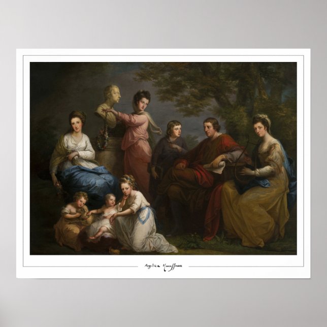 Póster Angelica Kauffman Zedign Art Poster #200 (Frente)