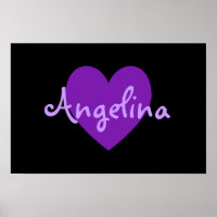 Angelina en morado