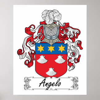 Póster Angelo Family Crest