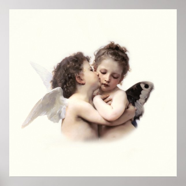 Póster Angels de época románticos First Kis (Frente)