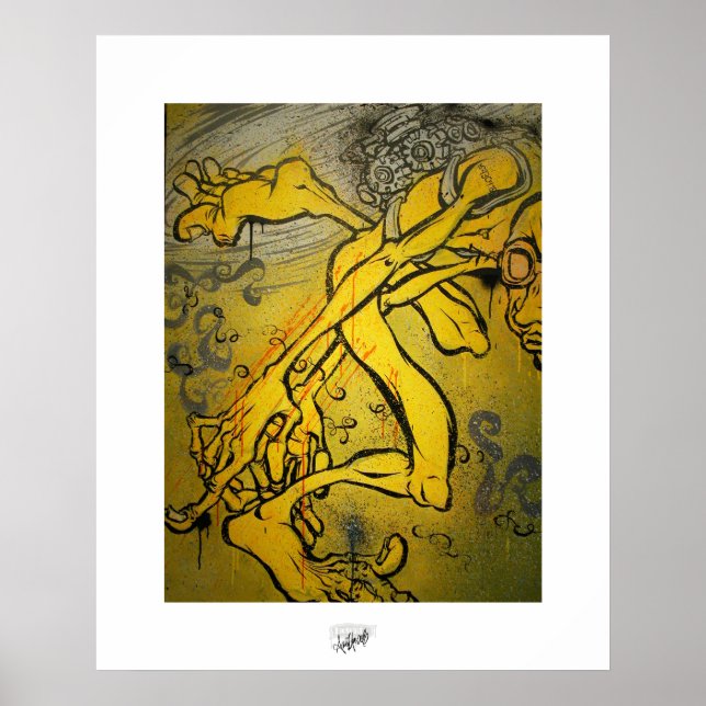 Póster Angels extraños como ladrones (Frente)