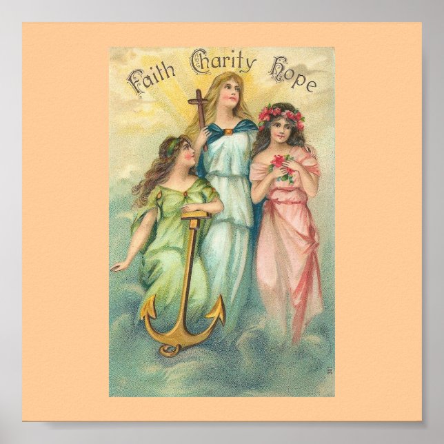 Póster Angels~Faith, Hope & Charity Poster (Frente)