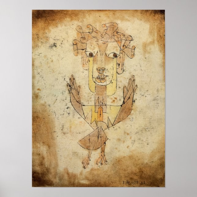 Póster Angelus Novus por Paul Klee (Frente)