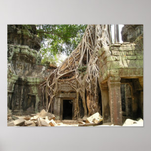 Póster Angkor Wat Cambodia